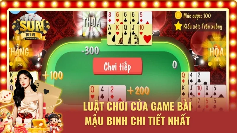 Luật chơi game bài mậu binh người chơi cần nắm 