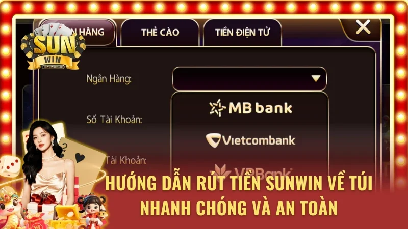 Rút tiền an toàn với vài bước cơ bản 