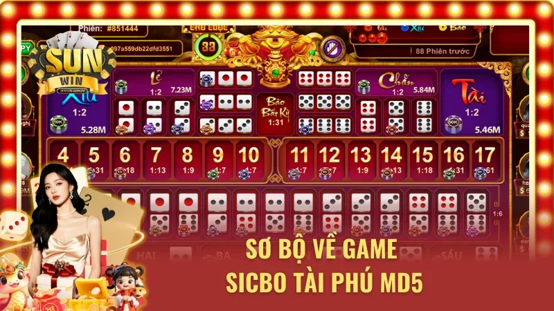 Tìm hiểu sơ lược về game Sicbo tài phú MD5