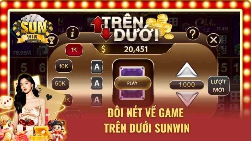 Thông tin cần biết về mini game Trên Dưới