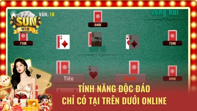 Tích hợp các tính năng thú vị trong game mini Trên Dưới