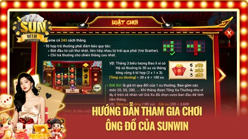 Hướng dẫn tham gia vào chơi Nổ hũ Ông Đồ của Sunwin